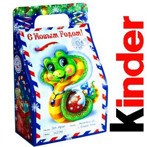 Детский подарок на Новый Год в жестяной упаковке весом 335 грамм по цене 1312 руб в Каргополе