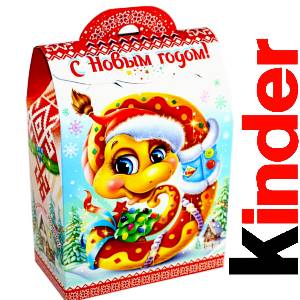 Детский подарок на Новый Год в жестяной упаковке весом 430 грамм по цене 1657 руб в Каргополе